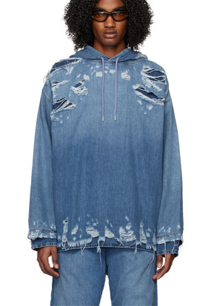 Customization Denim Hoodie